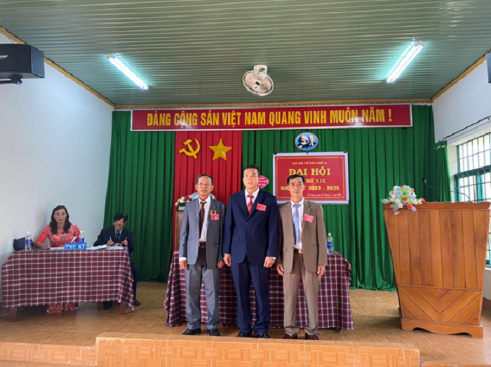 Dai hoi diem Chi bo TDP 9, thi tran Ea Drang lan thu XIX, nhiem ky 2022 -2025 2
